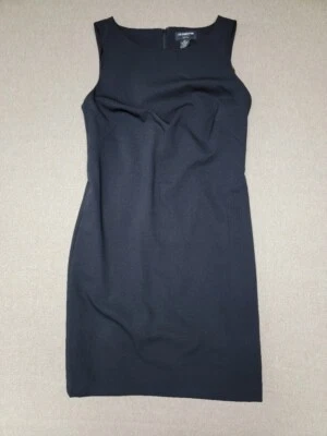 NWT~LIZ CLAIBORNE Sleeveless Career Essentials Dress Size 4P Fully Lined BLACK - Image 1 of 4