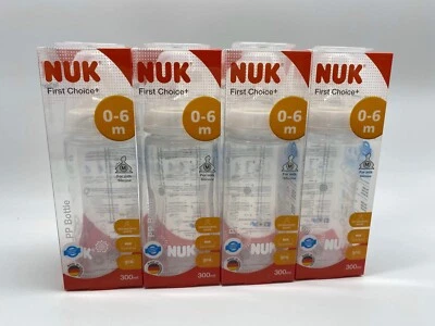 NUK First Choice+ 0-6m - 4x Baby Bottles - Bild 1 von 3