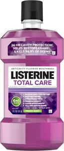Listerine Total Care Anticavity Fluoride Mouthwash, Fresh Mint, 1 L - Picture 1 of 7