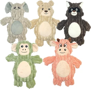 5PACK Dog Toys for Large Breed, Squeaky Funny Cute Interactive Medium & Small Do - Picture 1 of 12