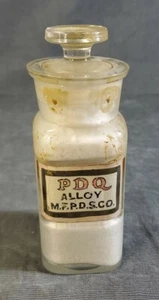 Whitall Tatum Co. Vintage Pharmacy Bottle "PDQ" Alloy, 1889 - Picture 1 of 6