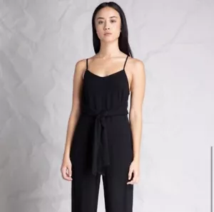 NWT! Grade & Gather Waist Tie Linen Blend Jumpsuit, Size Small - Picture 1 of 12