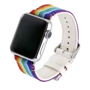 Rainbow Armband für Apple Watch Pride Series 10 9 8 7 6 5 4 3 SE - Bild 1 von 6
