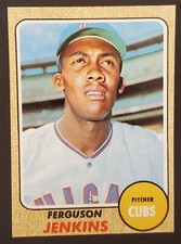1968 Topps Baseball #410 Ferguson Fergie Jenkins HOF EX-MT
