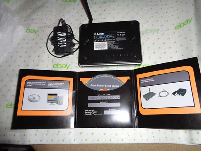 $49 D-Link WBR-1310 54 mbps 4-Port 10/100 Router 100% Working and Tested - Image 1 of 4