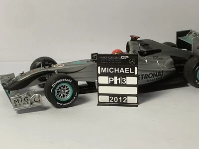 Pitboard 1:43/1:18 (Pizarra F1) / Michael Schumacher (Mercedes) 2012 WDC - Immagine 1 di 2