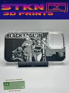 ✨ BLACK LAGOON ✨ - 📱 iPhone 13 & 14 Pro / Pro Max - 💥 Custom Case 💥 - Picture 1 of 6