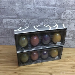 Menge 2 Abt 56 Keramik Ei Tischkarten Halter 8er Set in Original Boxen - Bild 1 von 4