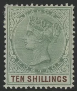 LAGOS, COMO NUEVO, #38, OG VLH, MUY LIMPIO, EXCELENTE CENTRADO - Imagen 1 de 1