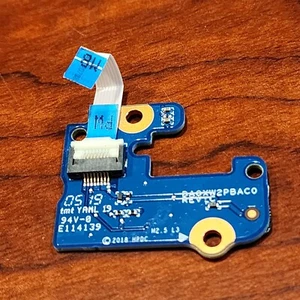 GENUINE HP ZBOOK 15 G5 G6 LAPTOP POWER BUTTON BOARD L28705-001 3453 - Picture 1 of 3