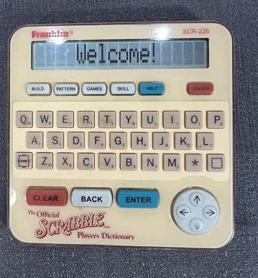 Franklin электронный официальный Scrabble игроков словарь SCR-226 работает! - Изображение 1 из 4