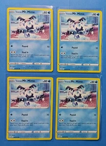 4x Galarian Mr. Mime 034/163 Pokemon card Battle Styles common NM - Picture 1 of 1