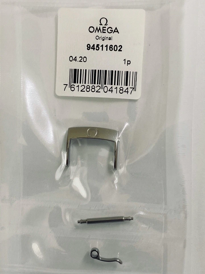 OMEGA 94511602 16mm Watch Strap Buckle - Silver