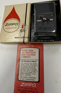 ZIPPO 1972 GALANT FOX TRIPLE CROWN WINNER ACCENDINO CAVALLO NON ACCESO IN SCATOLA X835 - Foto 1 di 6
