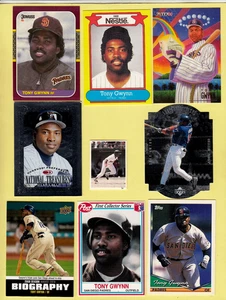 9 card oddball TONY GWYNN Nat'l. Treasure Red Foley Star Attraction Open Da NICE - Picture 1 of 1