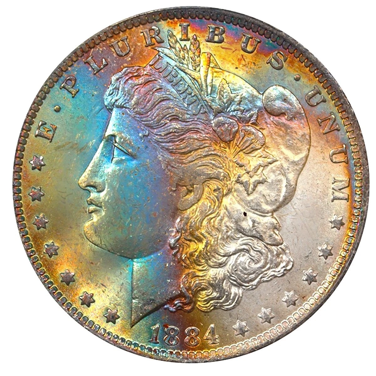 New Orleans Grade MS 63 1884 Year Morgan US Dollars (1878-1921