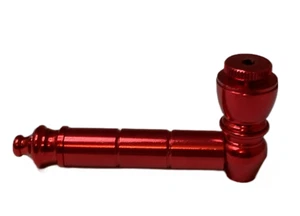 Aluminum Pipe w/ Lids | Red | 3.25" - Picture 1 of 1