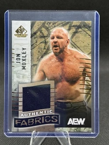 Jon Moxley Authentic Fabrics Relic 2025 SP Game Used AEW Card # AF-JM - Picture 1 of 2