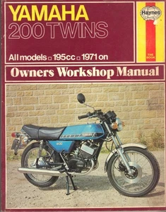 YAMAHA RD200 B,C,DX,YCS3E,YCS5E,CS3E,CS5E HAYNES WORKSHOP MANUAL 1971-1977 - Picture 1 of 1