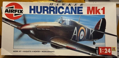 Hawker Hurricane Mk1 \ Airfix #14002 \ 1:24\ Inventario - Ver notas \ Calcomanías nuevas Foto 1 de 4