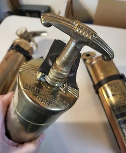 1930er Feuerlöscher (LEER / UNGEFÄHRLICH) Deko Display Industrie - Bild 1 von 8