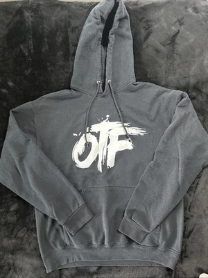 OTF King Von 底特律 2020 音乐会连帽衫黑色中号 — 第 1/4 张图片