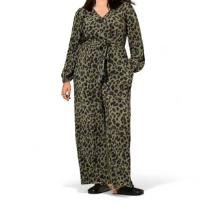 Jumpsuit, Plissee, Leo, weites Bein..GR:46+-A65 - Picture 1 of 3