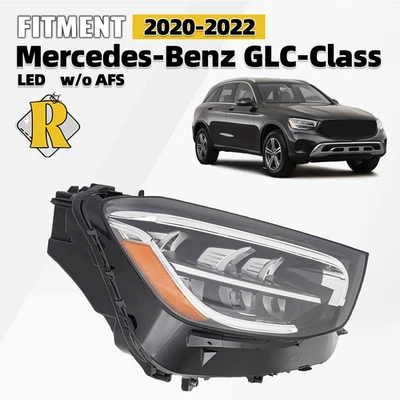For 2020 2021 2022 Mercedes-Benz GLC-Class LED Headlight Non-AFS Right Passenger Foto 1 de 4