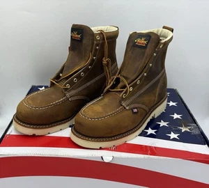 THOROGOOD AMERICAN HERITAGE – 6″ Trail Crazy Horse Safety Toe- 804-4375 Sz 14 - Picture 1 of 10
