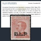 1923 Italia Regno B.L.P. cent 30 bruno arancio n 17 Centrato Certificato MNH BLP