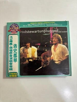 Rod Stewart MTV LIVE Unplugged 1993 Version Taiwan only 24K GOLD CD Sealed - Bild 1 von 4