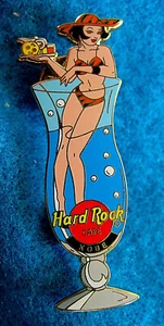 KOBE JAPANESE TIGER SKIN BIKINI GIRL HURRICANE GLASS SERIES Hard Rock Cafe PIN - Picture 1 of 1