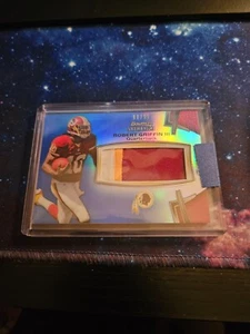 2012 TOPPS BOWMAN STERLING ROBERT GRIFFIN III BLUE PATCH 3 CLR 80/99 - Picture 1 of 2