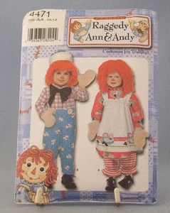 Daisy Kingdom Raggedy Ann & Andy Costume 4471 Toddler Halloween Boy Girl New - Picture 1 of 3