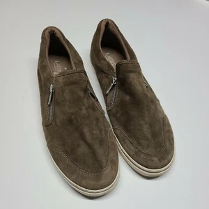 Ralph Lauren Shoes Jeorgia BRN Suede Leather Slip On Women’s 11 B Loafers 13297 - Picture 1 of 7