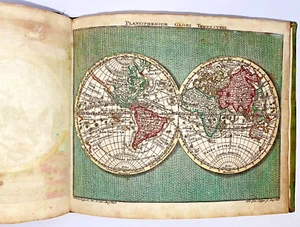 POCKET ATLAS CONRAD TOBIAS LOTTER 1750- 31 MAPS IN OLD COLORS - Picture 1 of 19