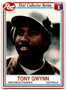 1990 POST CEREAL FIRST COLLECTOR SERIES TONY GWYNN SAN DIEGO PADRES #5