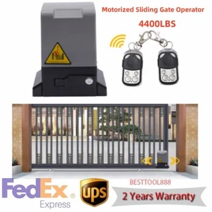 Automatic Sliding Gate Opener Rack Driven with 2 Remotes & Complete Kit 4400LBS - Picture 1 of 17