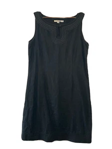 Boden linen Santorini shift dress washed black size 12 - Picture 1 of 4