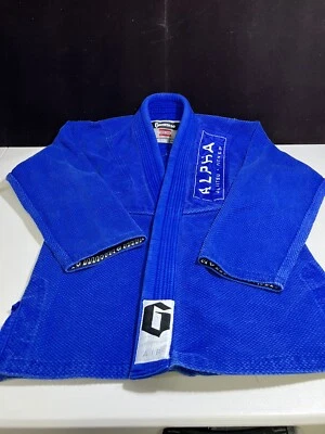 Juego Ironside Artes Marciales Profesional Lucha Ropa Gi Talla A0 Azul Foto 1 de 4