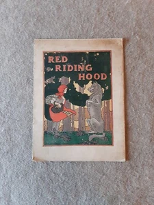 Vintage 1912 Rotkäppchen illustriertes Kinder Papier Buch Drei Bären Serie - Bild 1 von 11