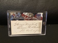 2022 HISTORIC AUTOGRAPHS CIVIL WAR OSCAR ADDISON MACK CUT SIGNATURE AUTO SP# 1/2