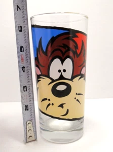 Vintage Warner Bros. Taz & Buggs Bunny Cartoon Glas 1994 sehr schöner Zustand - Bild 1 von 6