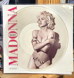 NEW! Madonna Holiday Picture Disc W0037TP UK Import 1991 Vinyl - Picture 1 of 2