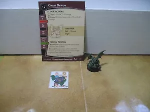 =Dungeons and Dragons AGAINST THE GIANTS Gnaw Demon 5/60 mit Karte= - Bild 1 von 1