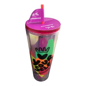 Starbucks Shae Anthony 2024 ‘She x This’ Graphic 240Z Tumbler Love Yourself New - Picture 1 of 5