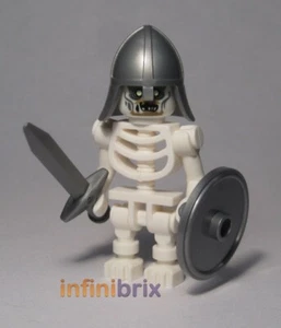 Lego Skeleton Zombie Undead Soldier Minifigure Made of Genuine Lego Parts cus046 - Picture 1 of 1