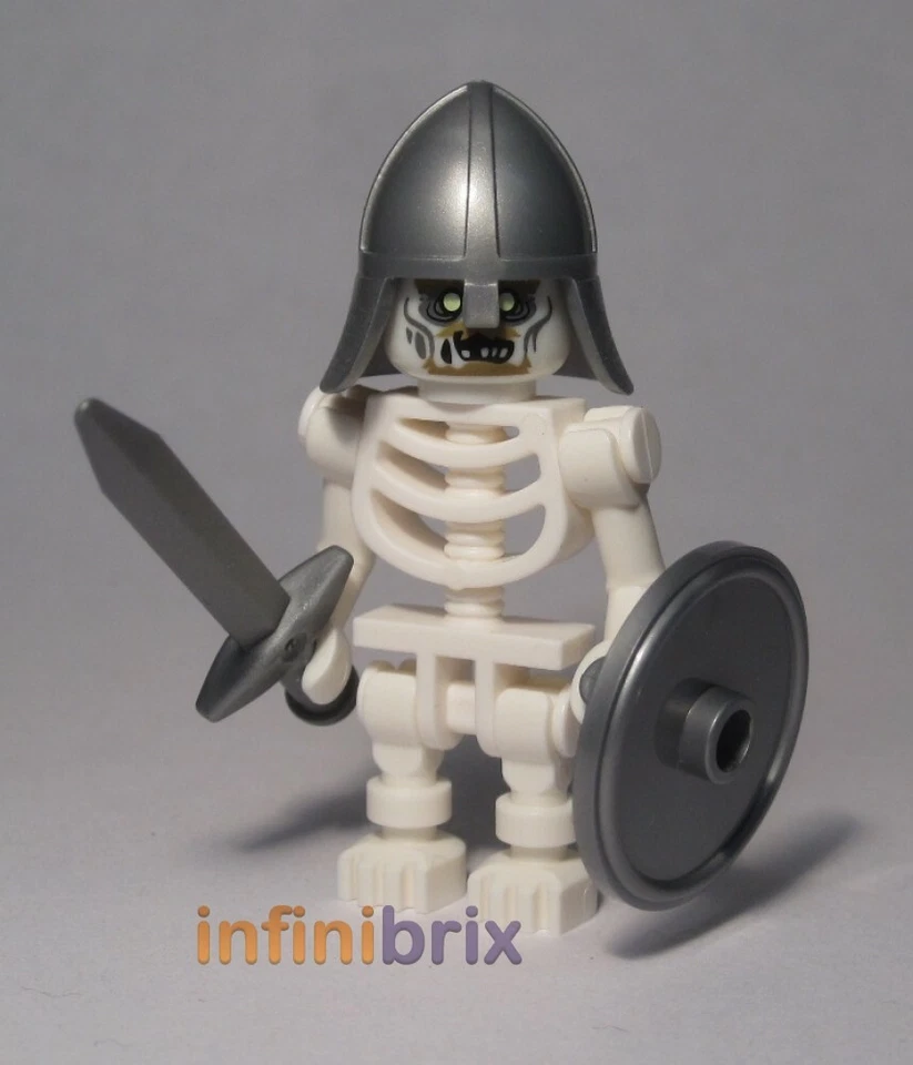 Lego Skeleton Zombie Undead Soldier Minifigure Made of Genuine Lego Parts cus046 - Image 1 of 1