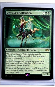 2022 MTG Magic The Gathering UNF Unfinity Galaxy Foil #418 Centaur of Attention - Picture 1 of 2