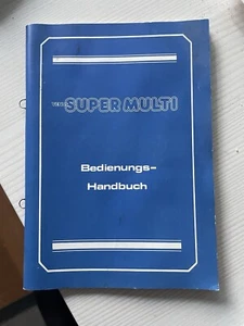 Handbuch super multi 1 - Spielautomat - Bild 1 von 1